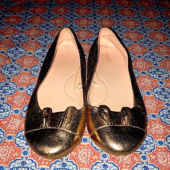 4/$10🌻🌻Pink metallic cat and jack bunny flats - Picture 2 of 7